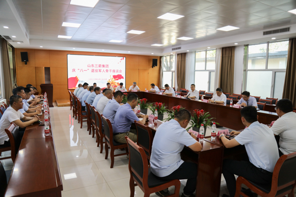 三箭集團召開慶?！鞍艘弧苯ㄜ姽?jié)退役軍人骨干座談會